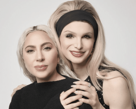 Lady Gaga pictured with Dylan Mulvaney